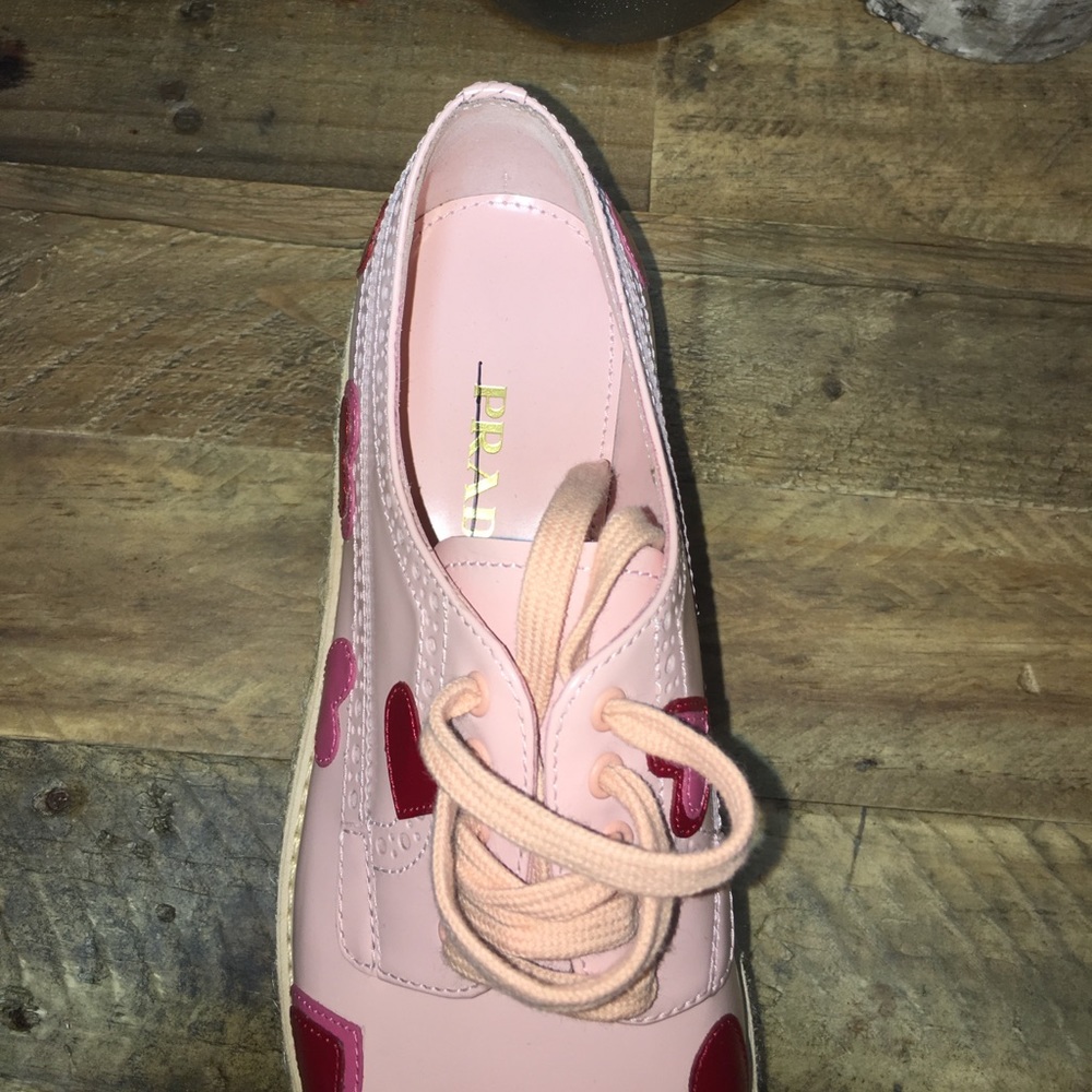 New Prada Leather Platform Brogues - Picture 8 of 8
